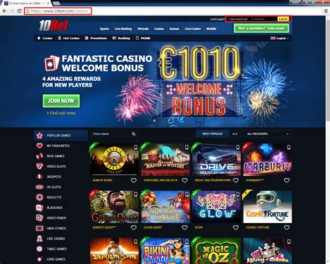 10bet Casino Login