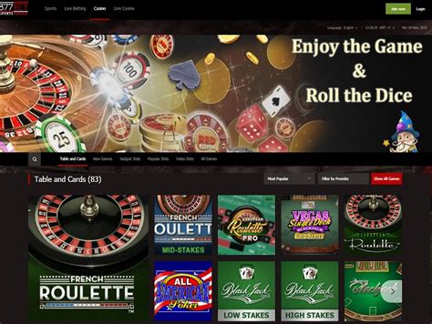 377bet Casino Apostas