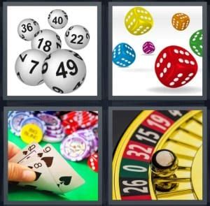 4 Pics 1 Word Casino Maos