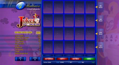 4h Joker Poker Espresso Slot Gratis