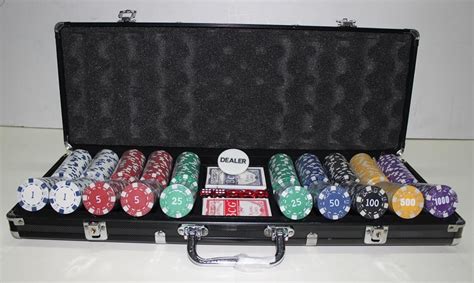 500 Numerados Fichas De Poker