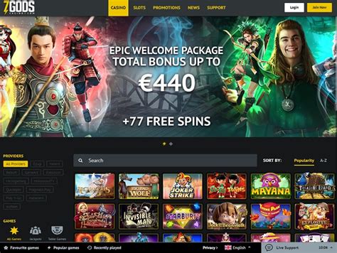 7 Gods Casino Online