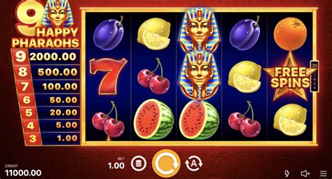 9 Happy Pharaohs Slot Gratis