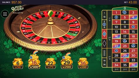 9 Pots Of Gold Roulette Bodog