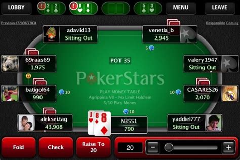 A Pokerstars Dinheiro Android
