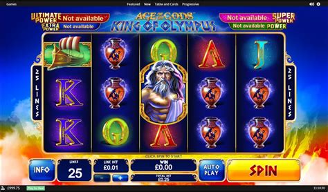 Age Of The Gods King Of Olympus 888 Casino