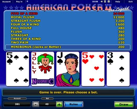 American Poker 2 Oyna