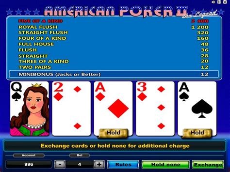 American Poker Slot Machine Online