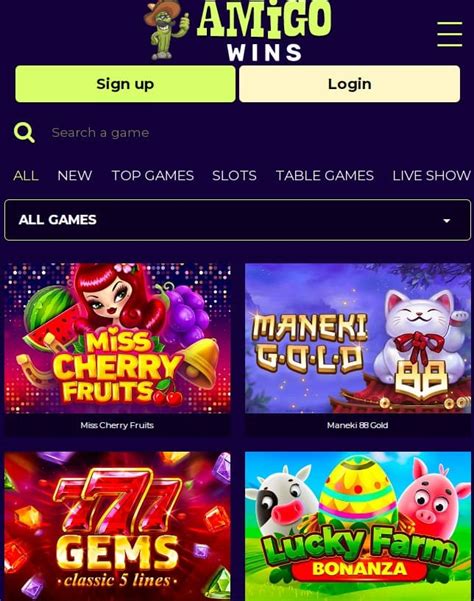 Amigo Wins Casino App