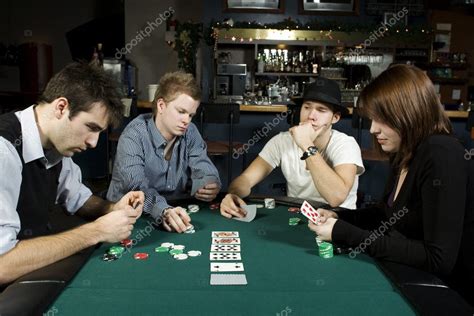 Amigos De Poker Imagem