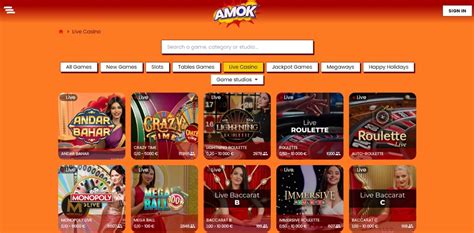 Amok Casino Login