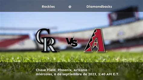 Arizona Diamondbacks vs Colorado Rockies pronostico MLB