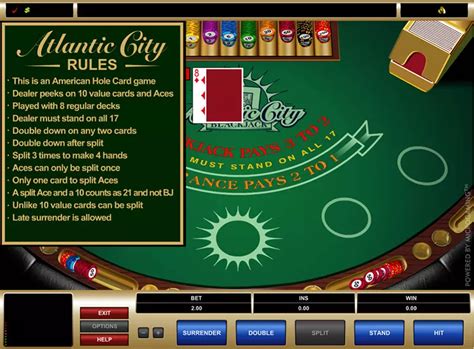 Atlantic City Blackjack Relatorio