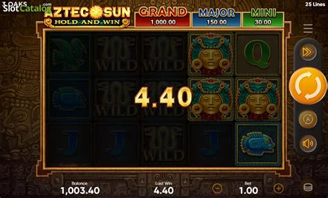 Aztec Sun Hold And Win Leovegas