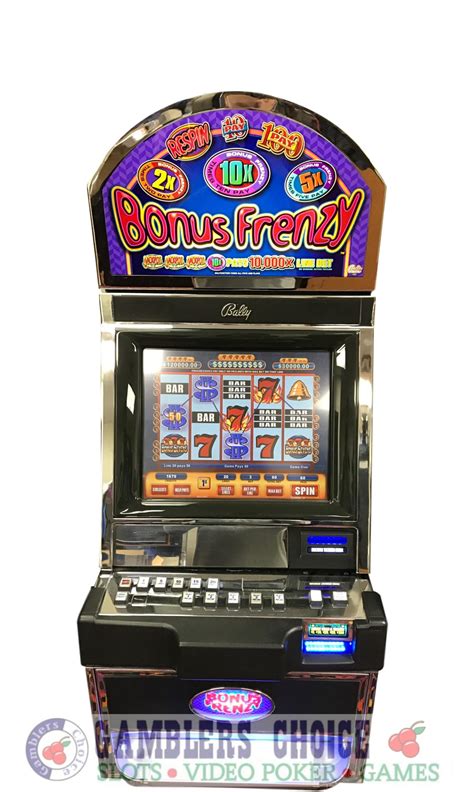 Bally Bonus Frenzy Maquina De Fenda