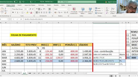 Banca Modelo De Folha De Calculo