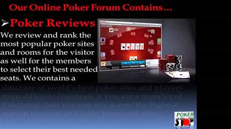 Beste Sites De Poker Forum
