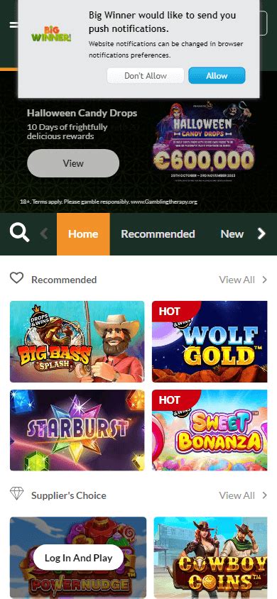 Bigwinner Casino Mobile