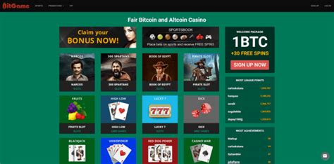 Bitgame Casino Mobile