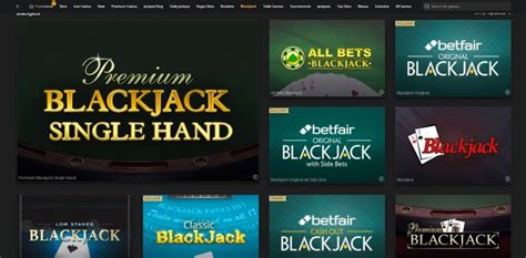 Blackjack Gluck Games Betfair