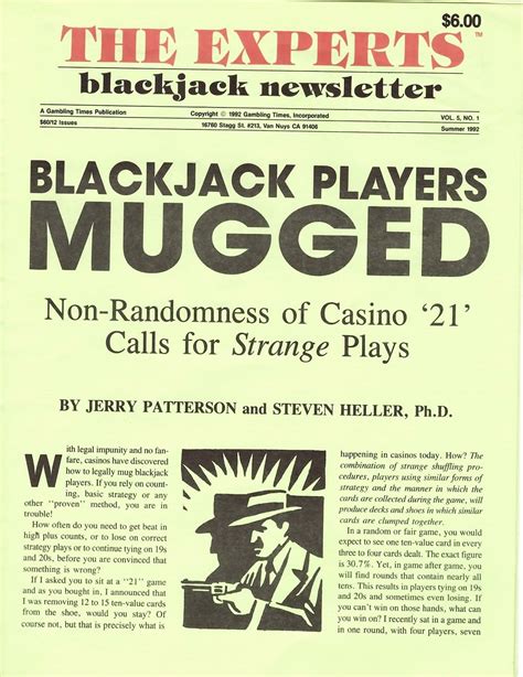 Blackjack Newsletter
