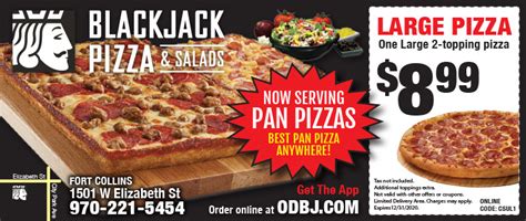 Blackjack Pizza Codigos Promocionais