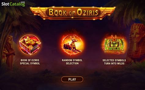 Book Of Oziris Slot Gratis