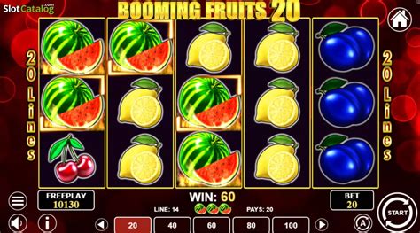 Booming Fruits 20 Slot Gratis