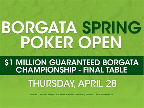Borgata Primavera De Poker Open Blog
