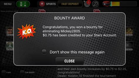 Bounty Boom Pokerstars