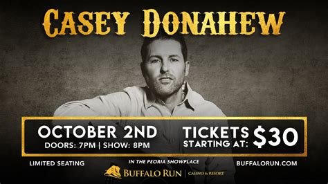 Buffalo Executar Casino Casey Donahew