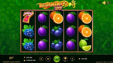 Burning Slots 20 Betway