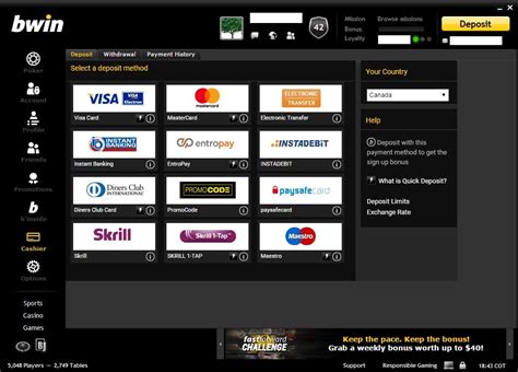 Bwin Deposit Was Not Credited To The Players