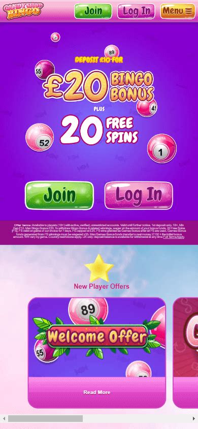 Candy Shop Bingo Casino App