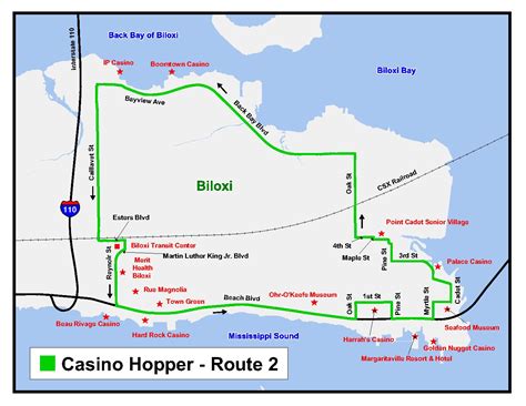 Casino Biloxi Ms Mapa