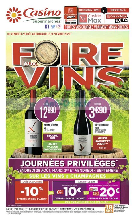 Casino Catalogo Foire Aux Vins