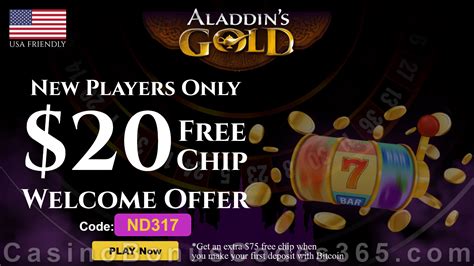 Casino Do Ouro De Aladdins Nenhum Bonus Do Deposito