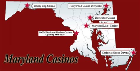 Casino Em Maryland Mapa