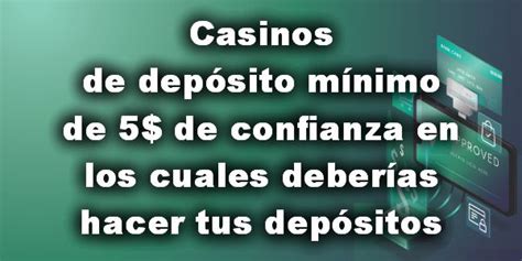 Casino Min Deposito De 5 Dolares