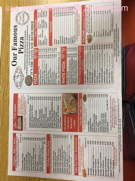 Casino Pizza Sea Isle City Menu