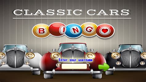 Classic Cars Bingo Bodog