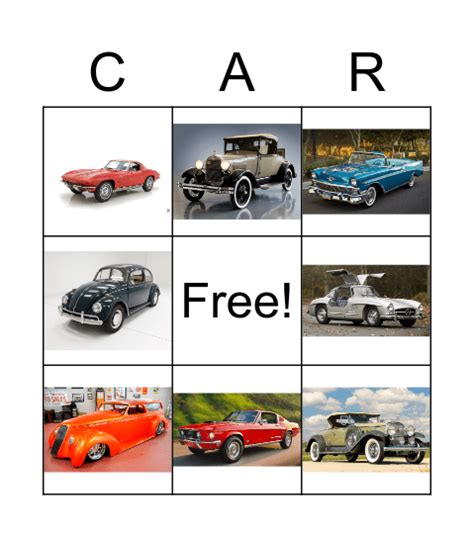 Classic Cars Bingo Netbet