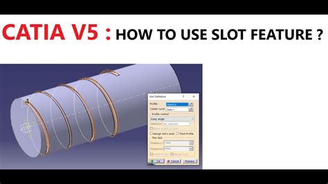 Criar Slot Catia V5