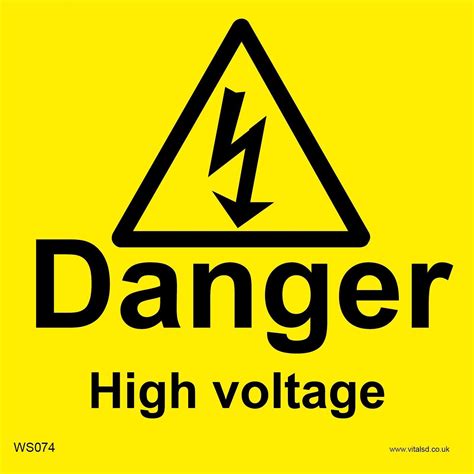 Danger High Voltage Blaze