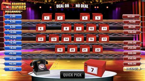Deal Or No Deal Bankers Riches Megaways Betsson