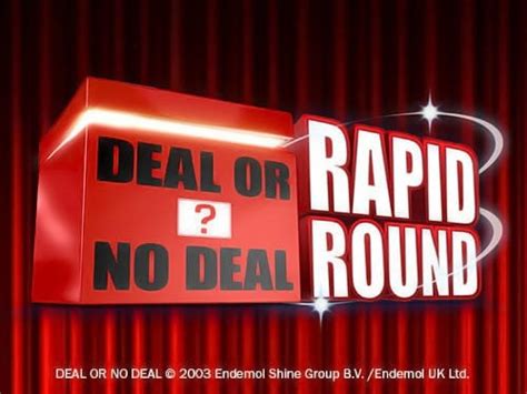 Deal Or No Deal Rapid Round Betsson