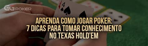 Dicas Que Eu Texas Holdem