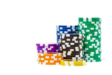 Enorme Pilha De Fichas De Poker