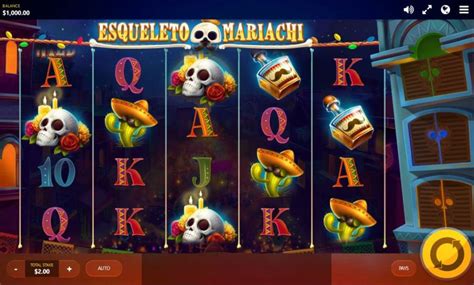 Esqueleto Mariachi 888 Casino