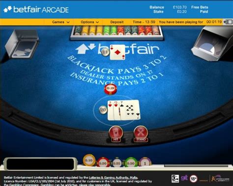 European Blackjack Betfair